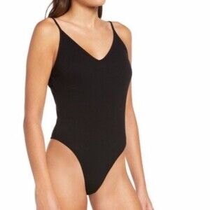 BP Black Long Sleeve Bodysuit New with tags size small